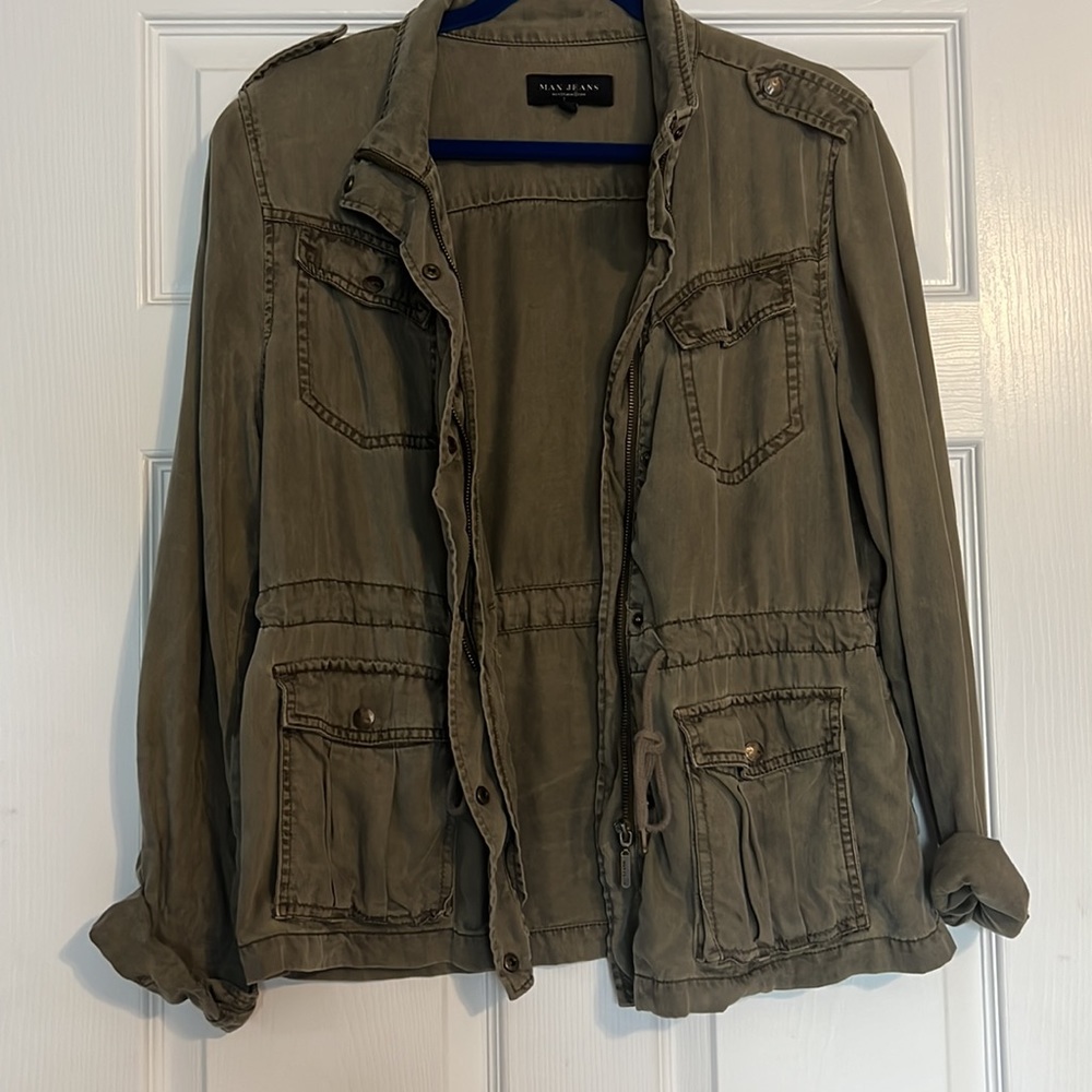 Green Max Jeans Jacket